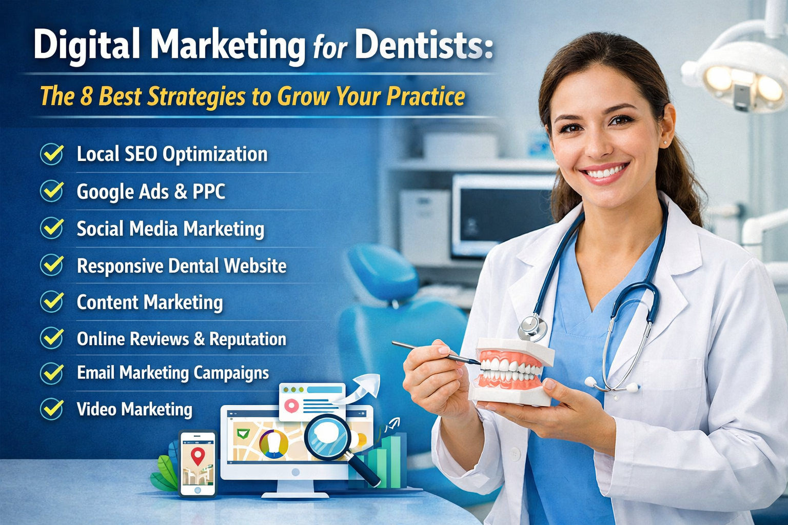 Web marketing for dentist