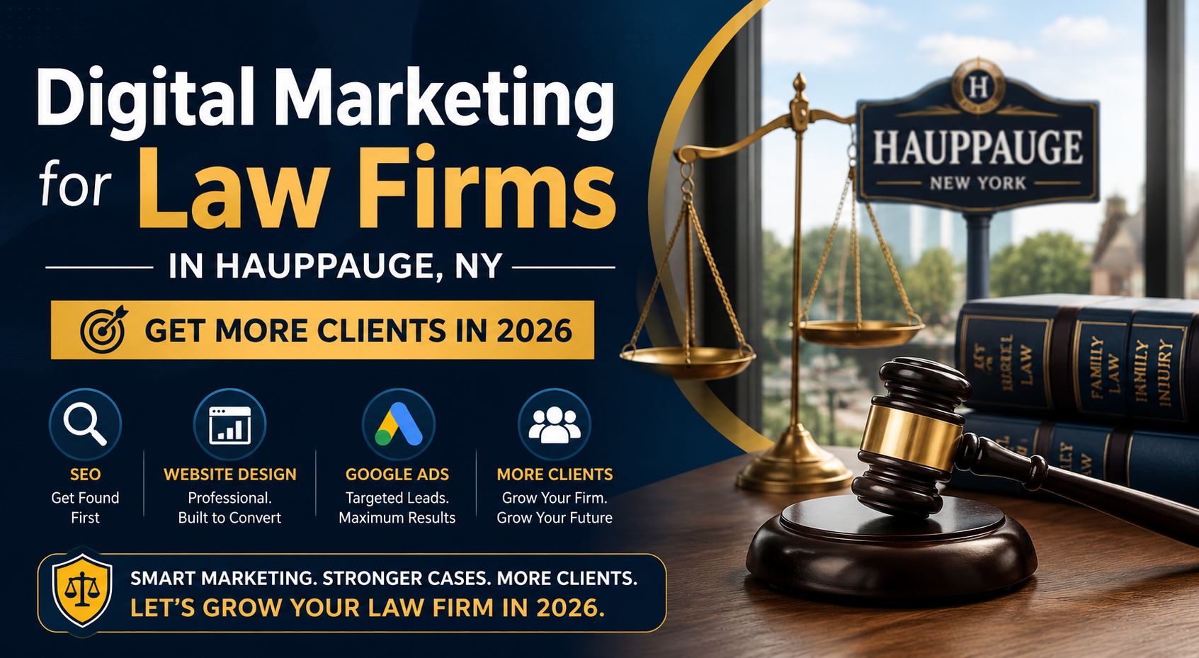 Digital Marketing for Law Firms in Hauppauge